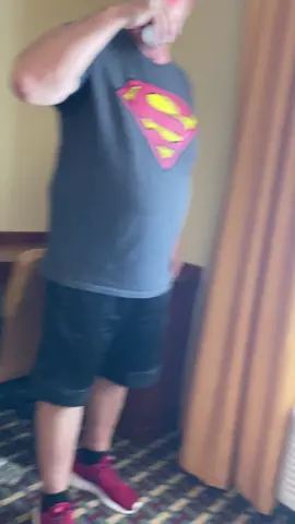 This is him all day. #happyguy #whitehairman #grandpadancemoves😂