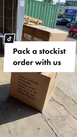 Did you know we do a little bit of everything? Including sending out stockist orders 🤪 Big order going out this week 🥳 #packwithus #stockist #bigorder #warehouselife