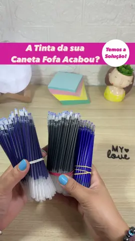 Refil para Caneta Fofa! #canetafofa #canetasfofas #canetas #papelaria #papelariaonline #amopapelarias #papelariafofa #canetascoloridas #caneta