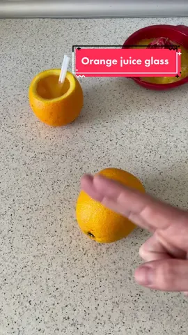 The best way to drink orange juice 👍 #orangejuice #creative #fypシ #fyp