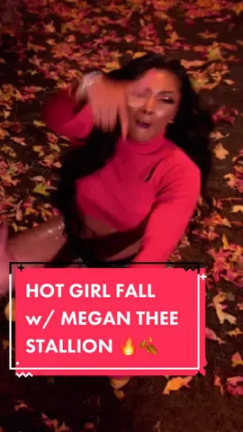 The weather may be getting cooler, but we’re just heating up. Here’s to the return of #HotGirlFall! 🍂 #MeganTheeStallion #FallonTonight