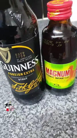 I love this combo, Definitely a vibe 😋 #guiness #magnumtonicwine #jamaica #Jamaican #jamaicatiktok #jamaicanculture #jamaicanviralvideos #fyp