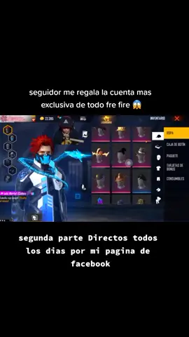 La cuenta mas exclusiva de todo fre fire 😱😍#stremers #frefire_tiktok #viralfreefire