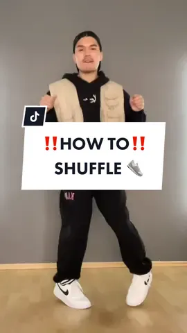 HOW TO SHUFFLE 👟‼️ #shuffle #shuffletutorial #dancetutorial #ThenNowForever #BOSSMoves