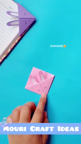bookmark❤ #mouricraftideas  #DIY  #papercraft  #foryoupage  #bookmark
