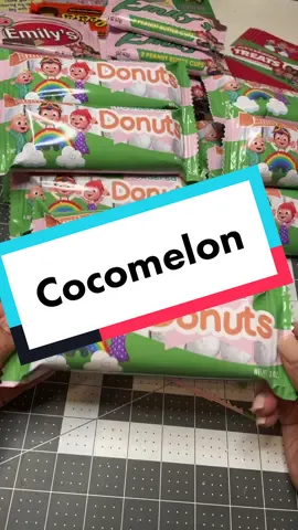 Cocomelon Themed Donuts #christiansmallbusiness #partyfavors #cocomelon