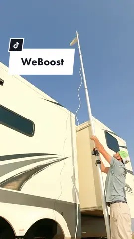 How do we get signal on the road? #weboost #rvliving #travelfamily #camperlife