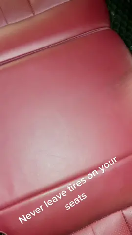 #red #leather #repair #seatrepair #leatherepair #dyejob #goodasnew #lexus #cars #tires #airbrush #uniqueart #artsy #heatgun