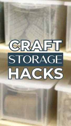 The doors on the front of these containers are PERFECT! #lizfenwickdiy #organizing #craftstorage #DIY #walmartfinds