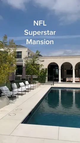NFL Superstar’s Calabasas Mansion 💎 #backyard #luxury #estate #architecture #luxuryhomes #hometour