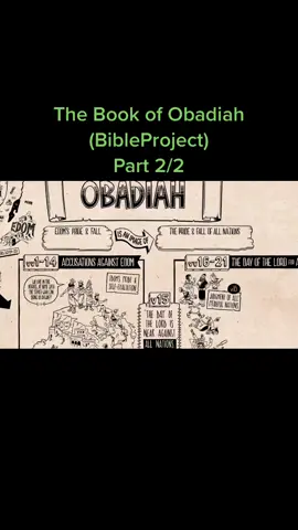 The Book of #Obadiah(#BibleProject)Part 2/2 • #christiantiktok