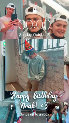 Ily bae😭🤍 #noahschnapp #happybirthday