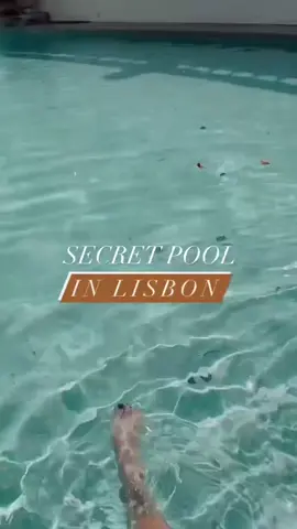 SECRET POOL IN #Lisbon #lisboa 🥰 Have you been?