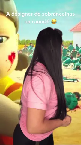 Vazou eu na round6😂 #designerdesobrancelhas #designerdesobrancelhasprofissional #round6 #fy #fyp #roundseis #roundsix