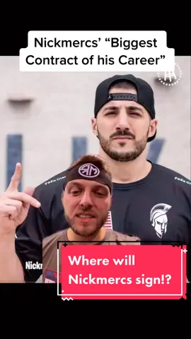 Nickmercs signed “The Biggest Contract of his Career” #greenscreen #nickmercs #streamer #youtube #twitcy