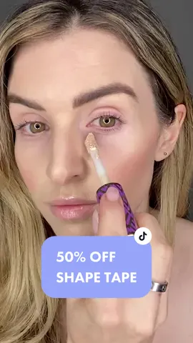 Get 50% off shape tape RN on tarte.com! #concealerhack #tarteturns21 #shapetape #makeupinspo #tutorial