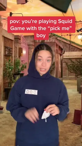 pov: you’re playing Squid Game with the “pick me” boy #pov #squidgame #pickmeboy #kaylinpov