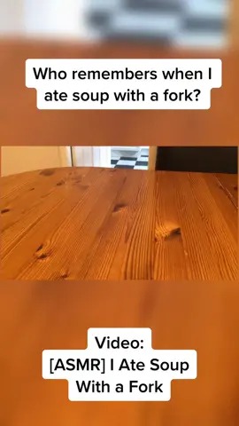 I ate soup with a fork… #ASMR #mukbang #fail