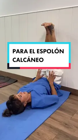 ⚠️ Ejercicio para ayudar con el espolón calcáneo. #espolon #fascitisplantar #fascia #salud #podiatry