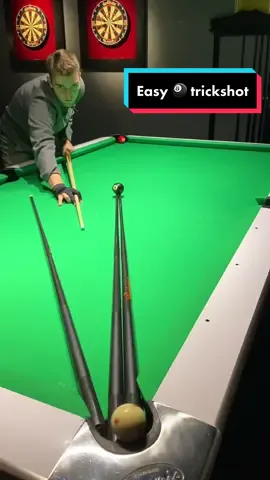 The world’s 🌎 easiest pooltrickshot 😂 #pooltrickshot #trickshot #🎱 #8ball