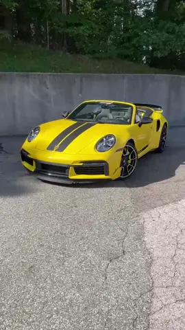 Take a quick look around this Racing Yellow 2021 Porsche 911 Turbo S 🏁 #porsche #911turbo #supercar