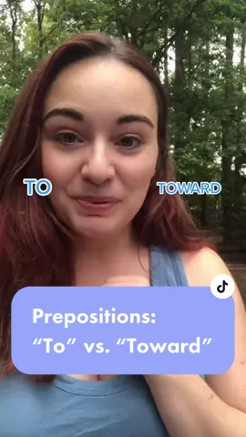 Going TO a place? Or TOWARD a place? 🤔 #inglesbasico #englishteacher #englishlanguage #englishlesson #english #esl #learnenglish #fyp #inglesfacil