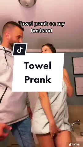 Can we bring this trend back? 🤣 #SoundcoreGoForGold #towelprank #husbandpranks