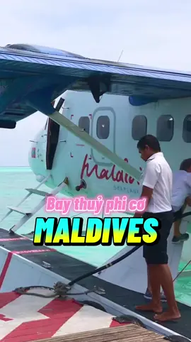Bay thuỷ phi cơ ở Maldives để ngắm cảnh rất đẹp. #travip #HocCungTikTok #LearnOnTikTok #yeumaybay