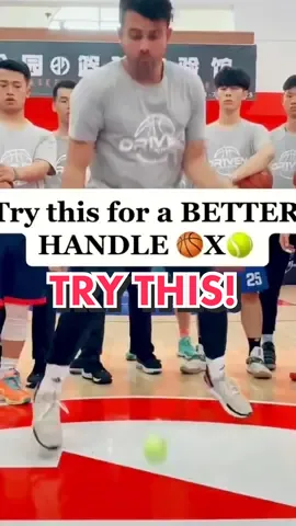 Try this 🎾 basketball handle drill! #basketball #fypage #basketballtraining #basketballchallenge #fypage