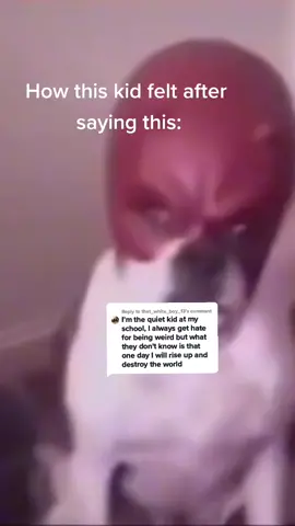Reply to @that_white_boy_13 How this kid felt after saying this: #fypシ #foryou #xyzbca #memes #dog #howcanyouseeintomyeyes