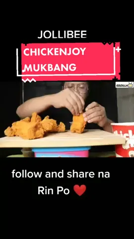 Jollibee Chickenjoy Mukbang ❤️ #fyp #foodtiktok #jollibee