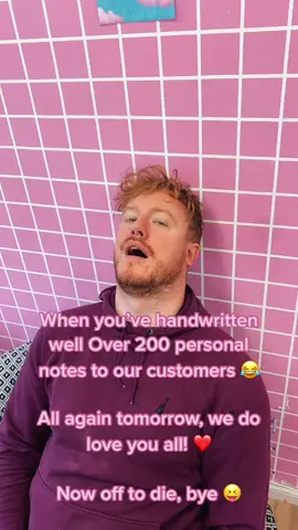 Chris are you ready for tomorrow @unicorncosmetics_chris 😎 #smallbusinessowner #businessproblems #unicorncosmetics