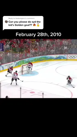 Reply to @itsabangerrr Sidney Crosby hits the Golden Goal in OT to give Canada the Gold Medal over USA in the 2010 Winter Olympics! #GoosebumpSports