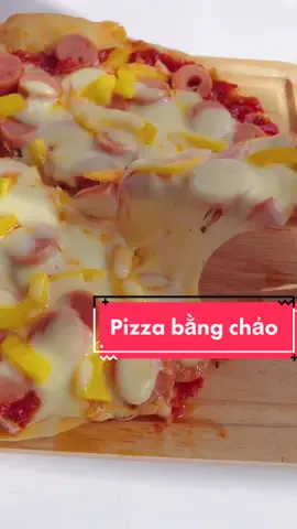 Làm bánh pizza🍕 bằng chảo nè😋#pizza #vulaci #AnCungTiktok #LearnOnTikTok #AnSachTuLanh