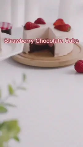 Chocolate Strawberry Cake#fpy #foryou #foryoupage #tiktok #fruit
