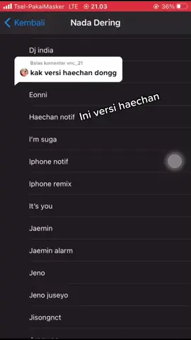 Balas @vnc_21 done ya jgn lupa salin link 10x❤️ #ringtone #nadadering #notification #nadaderingwhatssapp #notifwa #haechannct #notifjebol