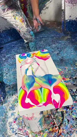 “Tanzen”🧬/🦄Elements Collection Wave One - Painting 3/12 Element: Air 🌬 Price: $2000.00 CAD