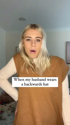 But really why is it the hottest ever #backwardshat #hothusband #fy