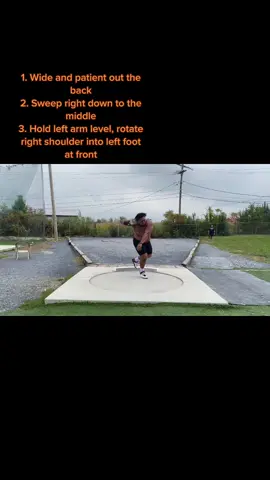 Accomplished my cues on this throw from last week. Now just need 9,999 more to engrain this feeling Identify your weaknesses and work at them everyday. #BOUTDAT#shotput#thrower#throwing#big#far#olympics#discus#hammer#javelin#fyp#lifting#heavy#trackandfield#athlete#lifttok