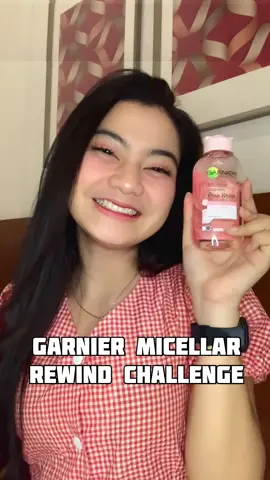 #disponsori hapus makeup pakai Garnier Micellar Rose untuk kulit bersih dan glowing😍#GarnierMicellarRewind #ad @garnierindonesia