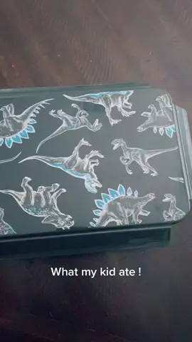 What she ate out of the skull lunchbox