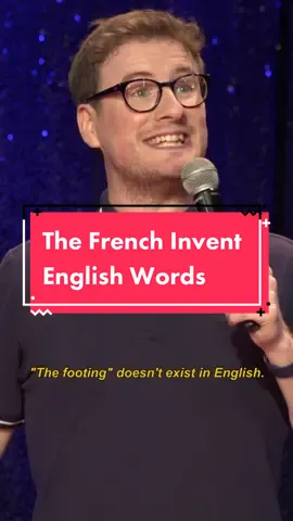 What other English words do the French invent? #paultaylor #franglais #anglicisme #footing #jogging