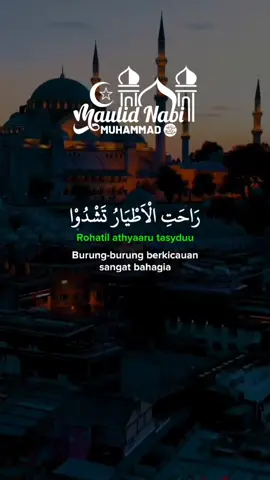 Selamat Maulid Nabi Muhammad ﷺ. Semoga kita semua termasuk orang² yang mendapatkan syafaat Rasulullah di akhirat nanti. Aamiin#sholawat #maulidnabi