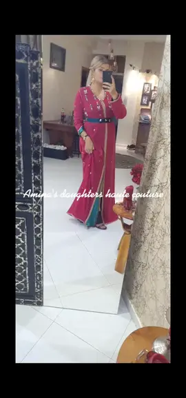 caftan  by Amina's daughter Haute-Couture vous #caftan #dress #gandoura #caftanmarocain #قفطان #takchita #caftanmarocain #جلابيه #caftanmorocco #القفطان_المغربي #maroc #moroccandress #caftan_marocain #fashion #moroccanbeauty #gandoura #marocains #morocco #القفطان_ا
