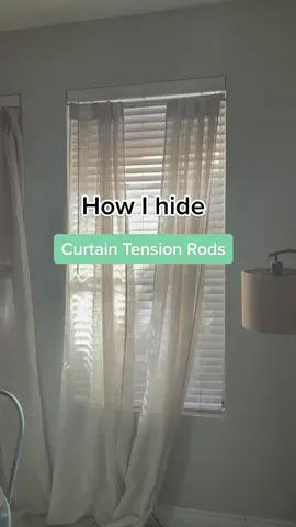 Reply to @jacqueequee  For those who can’t find how I decided to hide #tensionrod bc I didn’t want to drill in curtain rods #renterfriendly #homedecor
