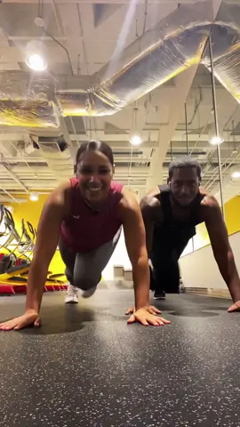 My favorite workout partner 💪🏽 ❤️#LeftRightChallenge #Fitness #fitcouple #foryou