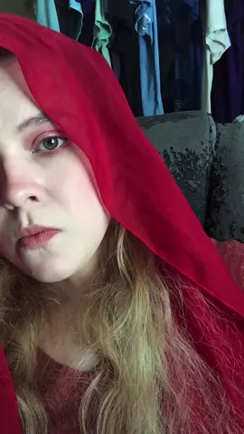 Little Red Riding Hood Attacked By The Wolf 🐺 What do u think of my look? Duet me ur Halloween looks. Inspired by @abbyswigs #handsupchallenge