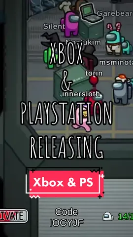 SURPRISE! Xbox and PlayStation coming soon 👀 #AmongUs #playstation #xbox #gaming #console
