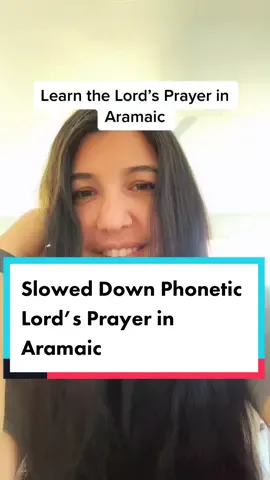 #assyria #indigenous #SaveIt4TheEndZone #thelordsprayer #thelordsprayerchallenge #assyrian #jesus #aramaic #native #mesopotamian #LearnOnTikTok #learningontiktok #LanguageLearning