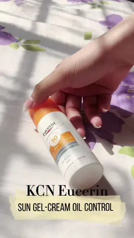 Review kem chống nắng Eucerin dành cho da dầu mụn 😊#LearnOnTikTok #eucerin #kemchongnang #spf50sunscreen #freeparabens